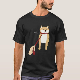 Cute Shiba Inu Nope - Doge Meme  B T-Shirt