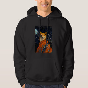 Cute Shiba Inu Pixel Art Hoodie