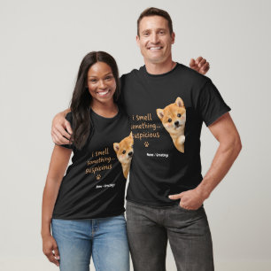 Cute Shiba Inu Puppy Funny Smell Quote Kawaii Dog T-Shirt