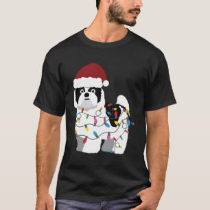 Cute Shih Tzu Dog For Christmas T-Shirt
