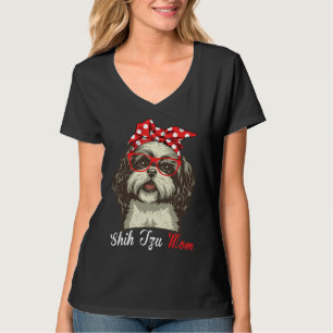 Cute Shih Tzu Mom  For Women Men Shih Tzu Dog   Sh T-Shirt