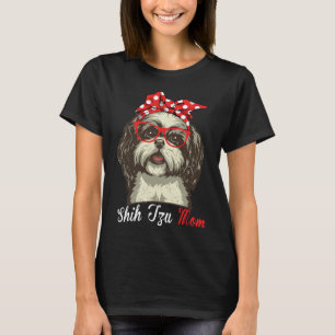 Cute Shih Tzu Mum  For Women Men Shih Tzu Dog   Sh T-Shirt