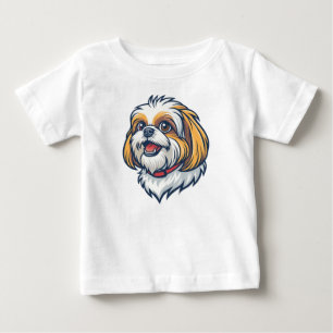 Cute Shih Tzu Puppy Baby T-Shirt