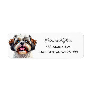 Cute Shih Tzu Puppy Dog Personalised