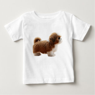 Cute Shih Tzu Puppy Isolated Baby T-Shirt