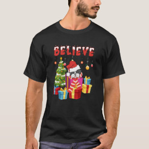 Cute Shih Tzu Santa Lover Christmas T-Shirt