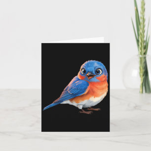 Cute Shirt Eastern Bluebird Bird Lovers Card