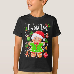 Cute Shirt Lala Gingerbread Family Matching Christ
