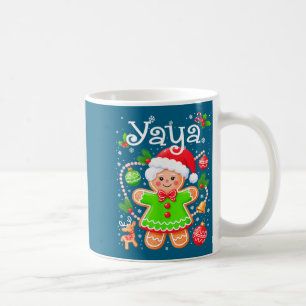 Cute Shirt Yaya Gingerbread Family Matching Christ Coffee Mug