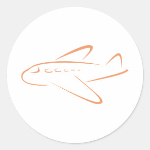 Cute Shirts   Aeroplane Icon Gift Shirts Classic Round Sticker
