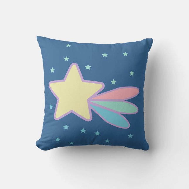 Cute Shooting Star Comet Cushion (Front)