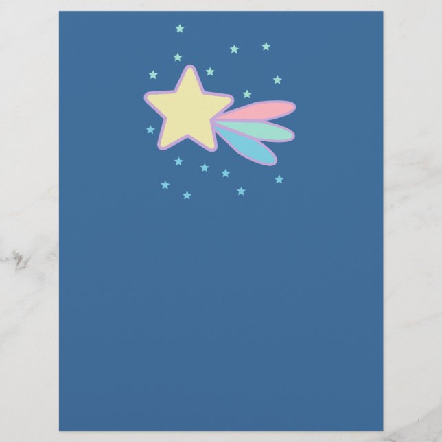 Cute Shooting Star Comet Flyer (Front)