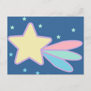 Cute Shooting Star Comet Postcard