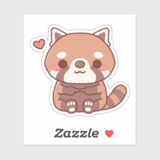 Cute Shy Red Panda