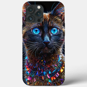 Cute Siamese cat iPhone 13 Pro Max Case