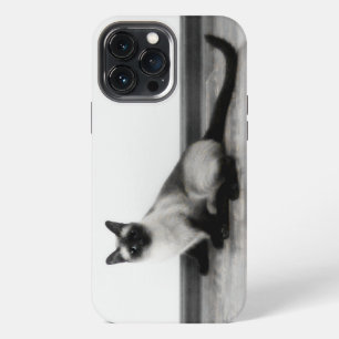 CUTE Siamese Cat Portrait Photograph iPhone 13 Pro Max Case