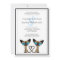 Cute Siamese Cats Tail Heart Wedding Invitation