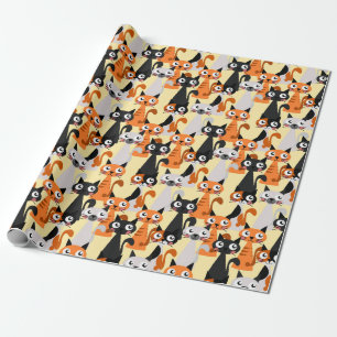 Cute Siamese cats  Wrapping Paper