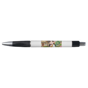 Cute Siamese Girl Ball Pen