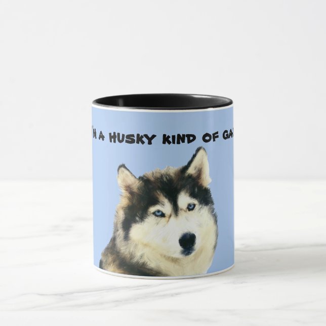 Cute Siberian Husky Mug (Center)