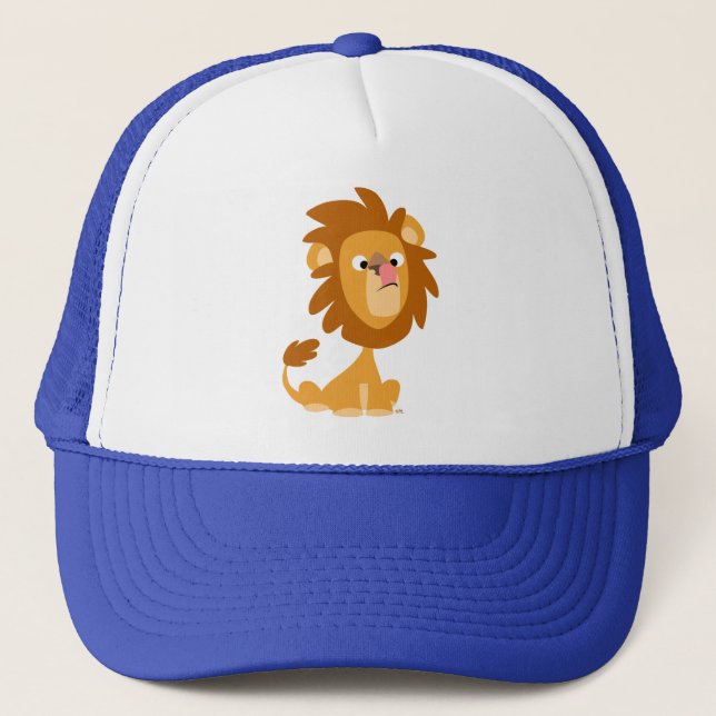 Cute Silly Cartoon Lion Hat (Front)