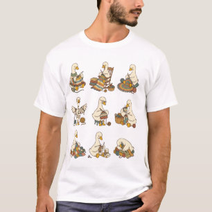 Cute Silly Goose Crocheting , Funny Yarn Lover T-Shirt