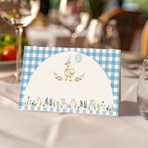 Cute Silly Goose Food Tent Place Card