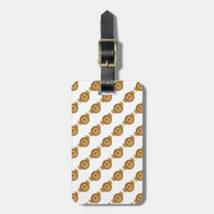 Cute Silly Monkey Face Luggage Tag