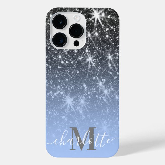 Cute Silver Glitter iPhone Case (Back)