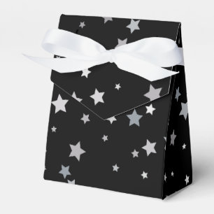 Cute Silver Stars pattern   Any background colour  Favour Box