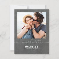 Cute Simple and Elegant Save the Date Photo
