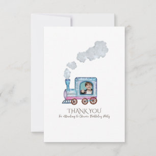 Cute  simple birthday thank you design for kids card