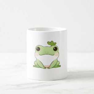 Cute Simple Chibi Frog Nature Kawaii Design Coffee Mug