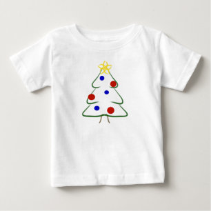 Cute simple Christmas drawing Baby T-Shirt