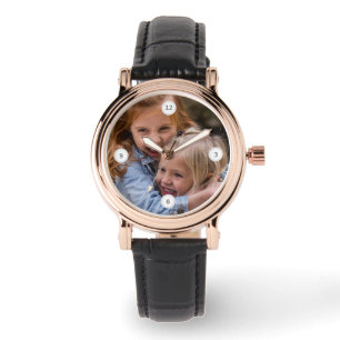 Cute Simple Family Photo Portrait Template Elegant Watch
