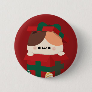 Cute Simple Fun Merry Christmas 6 Cm Round Badge