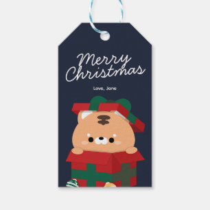 Cute Simple Fun Merry Christmas Gift Tags