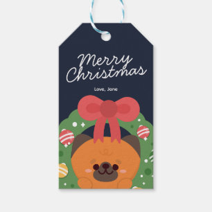 Cute Simple Fun Merry Christmas Gift Tags