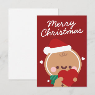 Cute Simple Fun Merry Christmas Thank You Card