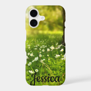 Cute Simple Personalised Sunny Flower Field