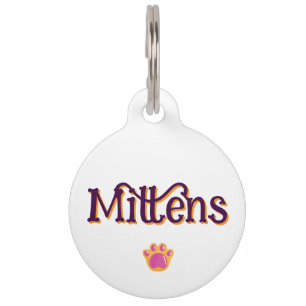 Cute Simple Pet Collar Tag
