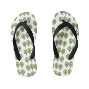 Cute singing artichokes vegetable cartoon kid's jandals