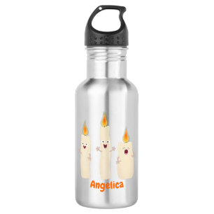 Cute singing candle trio cartoon 532 ml water bottle