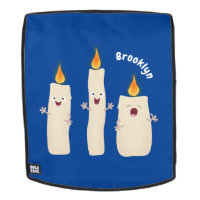 Cute singing candle trio cartoon