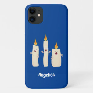 Cute singing candle trio cartoon Case-Mate iPhone case