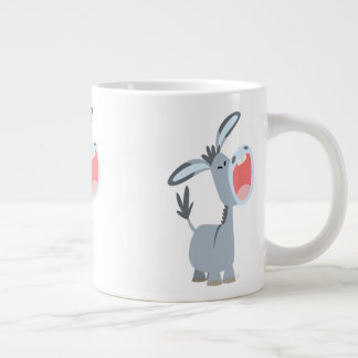Cute Singing Cartoon Donkey Large Coffee Mug