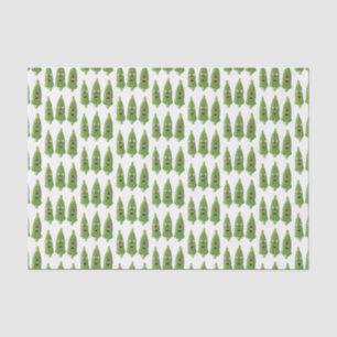 Cute singing okra vegetable cartoon tissue paper