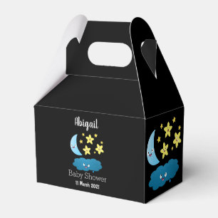 Cute singing stars, moon and cloud cartoon favour box