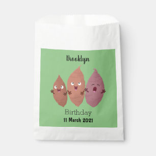 Cute singing sweet potatoes cartoon vegetables favour bags