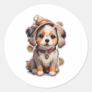 Cute single-dog Stickers  